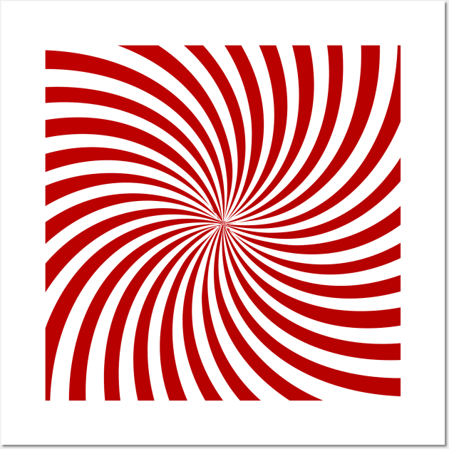 VORTEX RED Wall Art by MAYRAREINART